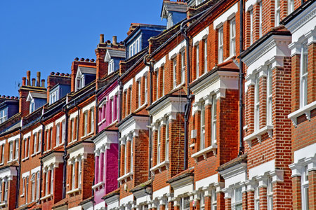 London; England - May 28 2023: Primrose gardens in The Hampstead district