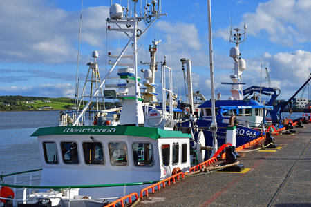 Killybegs, Ireland - September 15 2022: the fishing portのeditorial素材