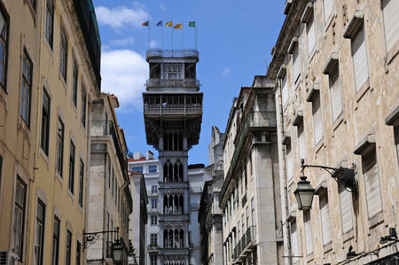 Lisbon, Portugal - July 3 2010: the picturesque cityのeditorial素材