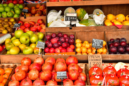 London; England - February 20 2025: store in the Gospel Oak district
