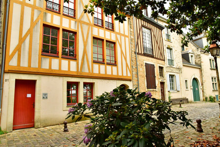 Le Mans; France - May 29 2025: the picturesque old city