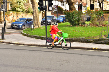 London; England - February 20 2025: the Gospel Oak district
