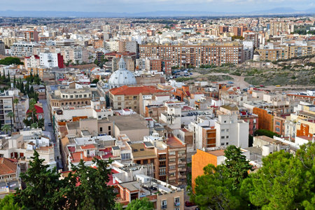 Cartagena, Spain - November 2 2025: the city center