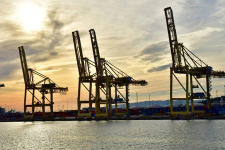 Barcelona, Spain - November 2 2025: the port