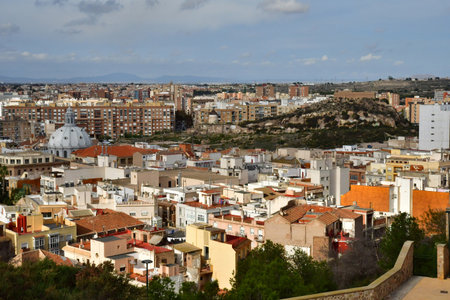 Cartagena, Spain - November 2 2025: the city center