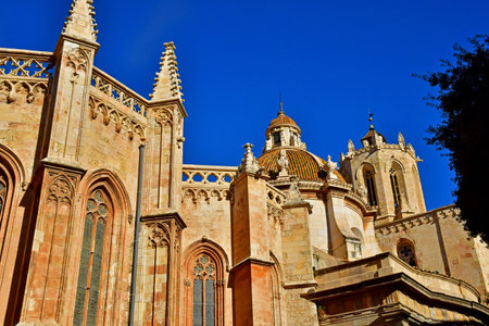 Tarragona, Spain - November 2 2025: the cathedralのeditorial素材