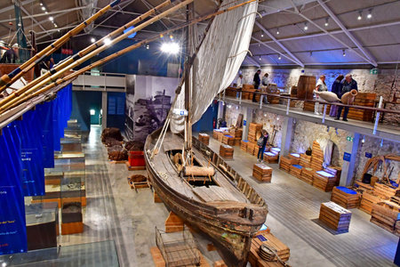 Palamos, Spain - November 2 2025: the fishing museumのeditorial素材