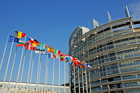 Strasbourg; France - June 5 2025: the European Parliament