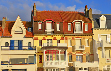 Le Touquet, France - August 18, 2016: the city centreのeditorial素材