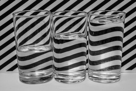 The pattern design black and white background.の写真素材