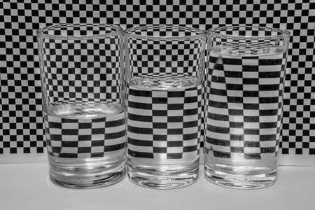 The pattern design black and white background.の写真素材