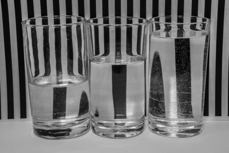 The pattern design black and white background.の写真素材