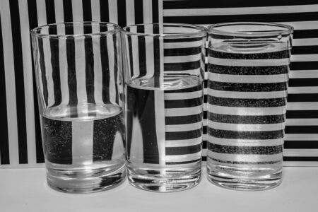 The pattern design black and white background.の写真素材
