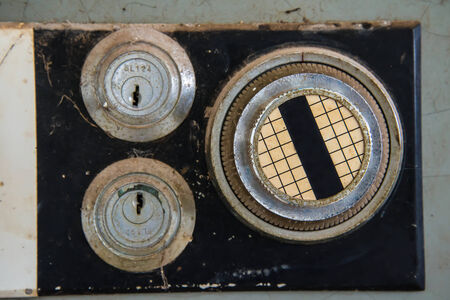 Old safe to store valuable possessions in the home の写真素材