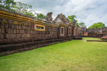 The old Castle Rock in the countryside of Thailand.のeditorial素材
