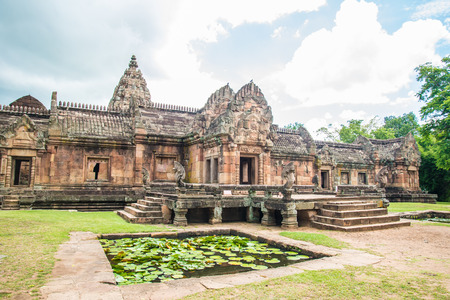 The old Castle Rock in the countryside of Thailand.のeditorial素材