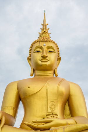 Buddha statue in the temple of Thailand.の写真素材