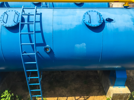 Water treatment plants of the Waterworks in Thailand.の写真素材