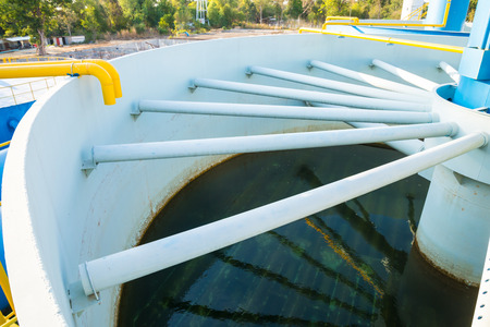 Water treatment plants of the Waterworks in Thailand.