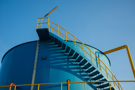 Water treatment plants of the Waterworks in Thailand.の写真素材