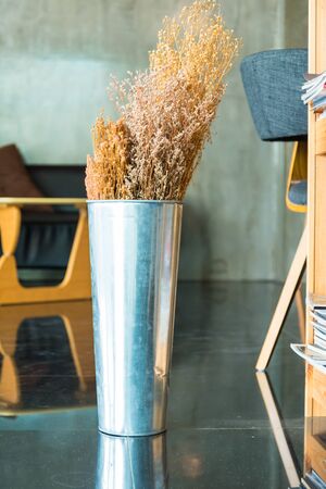 Potted flowers for decorationの写真素材