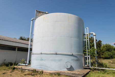 Water treatment plants of the Waterworks in Thailand. Water purificationの写真素材