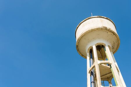 Tank of Water Treatment Plant Water and blue sky background.の写真素材