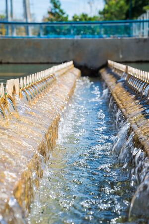 Water treatment process and Water treatment plants of the Waterworks in Thailand.の写真素材