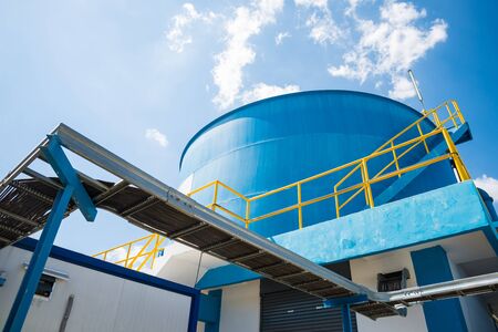 Water treatment process and Water treatment plants of the Waterworks in Thailand.のeditorial素材