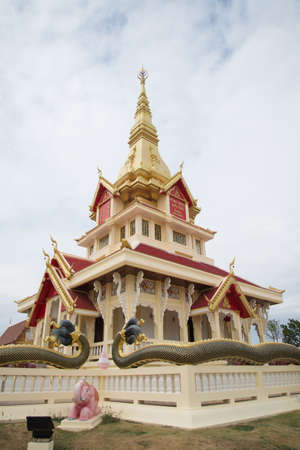 Temple in Thailand,  Wat Srithammaram,Yasothon,Thailand.の写真素材