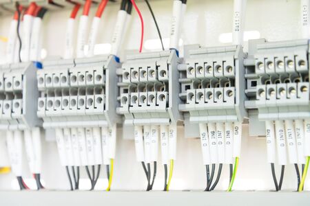Terminal Connectors for modern machine industry, Quick connect and release terminal connectorの写真素材