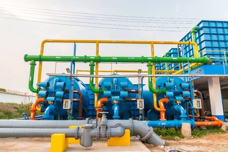 Water treatment process and Water treatment plants, Tank tower