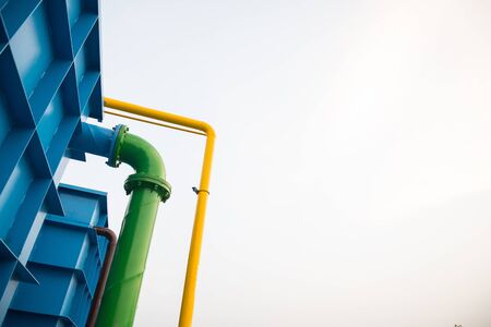 Water treatment process and Water treatment plants, Tank towerの写真素材