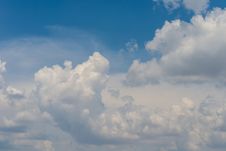 Clouds and blue sky for background.の写真素材