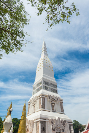 A pagoda in the temple of Thailand.の写真素材