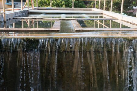 Water treatment process and Water treatment plants of the Waterworks in Thailand.の写真素材