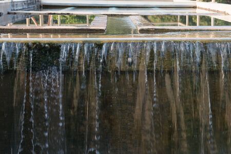 Water treatment process and Water treatment plants of the Waterworks in Thailand.の写真素材
