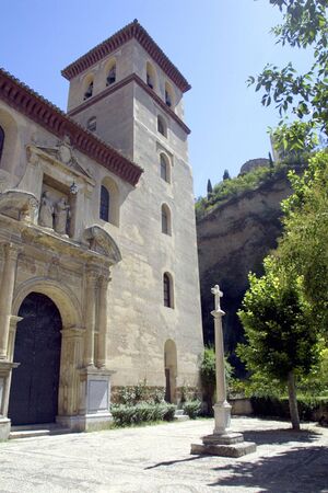 CHURCH OF SAN PEDRO IN GRENADAの写真素材