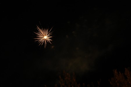 Castle fireworks and pyrotechnicsの写真素材