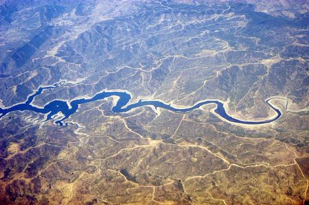Aerial view of Spainの写真素材
