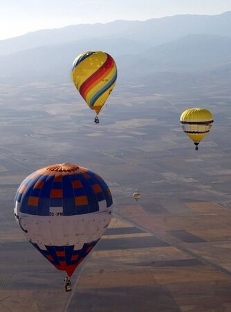 Spanish championship balloonsの写真素材