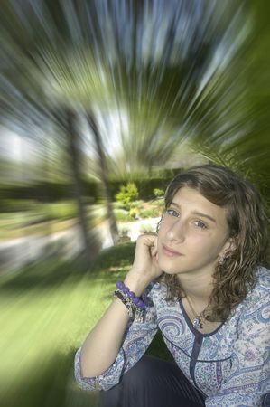 Young woman posing
の写真素材
