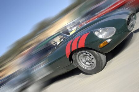 Classic car race circuit in Ronda Malaga