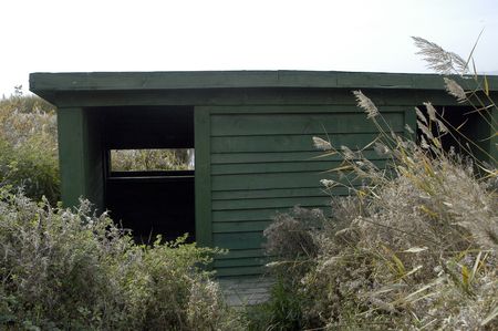 Lagoon Wetland and lookout Padul Waterfowlの写真素材