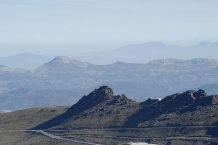 View of Sierra Nevadaの写真素材