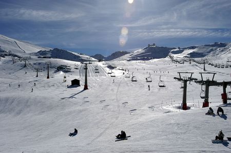 View of Sierra Nevadaの写真素材