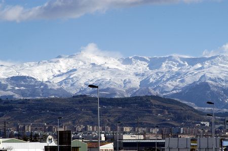 View of Sierra Nevadaの写真素材
