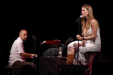 2007/07/18- AlmuÃ±Ã©car - Granada - Spain - Festival of Jazz in the coast of Granada. The Norwegian singer Rebekka Bakkenのeditorial素材