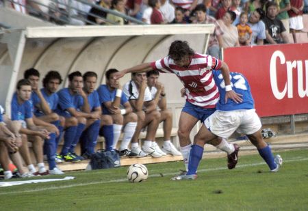 2007/09/02-Granada - Spain - Football game between the Granada CF and Ecijaのeditorial素材