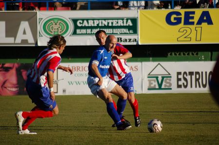 2007/11/04- Baza - Granada - Spain - Football game between Baza and Ecijaのeditorial素材